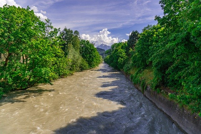 Free download River Blue Sky -  free photo or picture to be edited with GIMP online image editor
