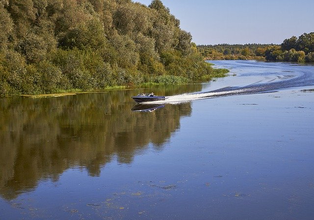 Free download River Boat Nature -  free photo or picture to be edited with GIMP online image editor