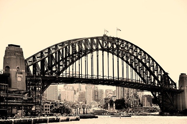 Free download River Bridge Arch Through -  free photo or picture to be edited with GIMP online image editor