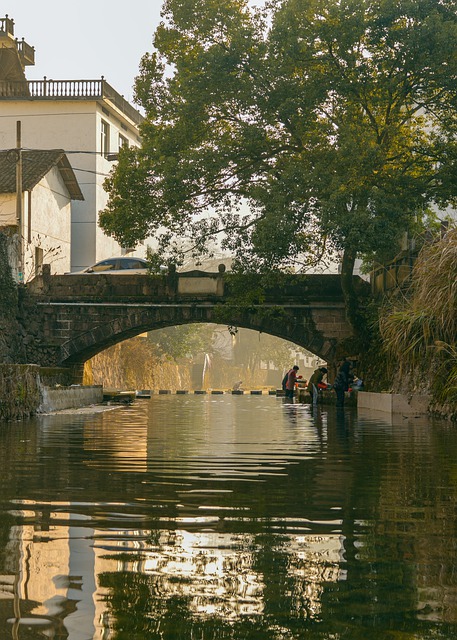 Free download river bridge morning china aisa free picture to be edited with GIMP free online image editor