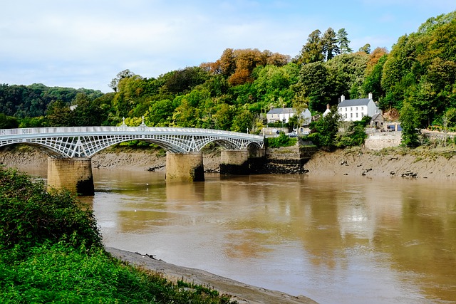 Free download river bridge wales uk countryside free picture to be edited with GIMP free online image editor
