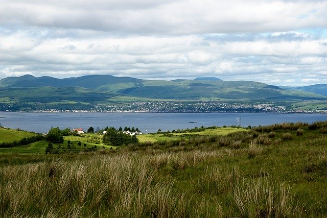 Téléchargement gratuit River Clyde Hills Landscape Golf - photo ou image gratuite à modifier avec l'éditeur d'images en ligne GIMP