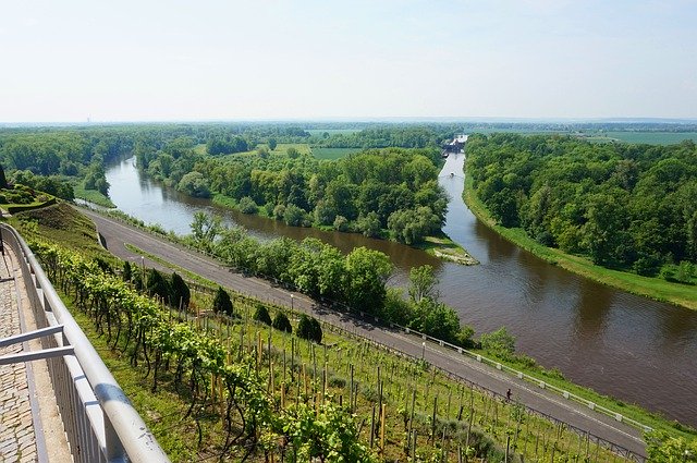 Free download River Confluence Czechia -  free photo or picture to be edited with GIMP online image editor