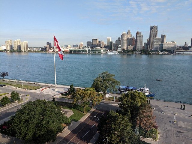 Muat turun percuma Riverfront City Windsor - foto atau gambar percuma untuk diedit dengan editor imej dalam talian GIMP