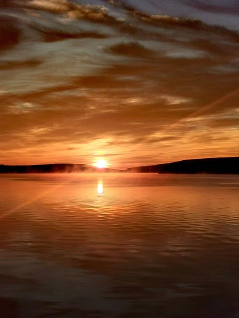 Free download river reflections cloud sunrise free picture to be edited with GIMP free online image editor