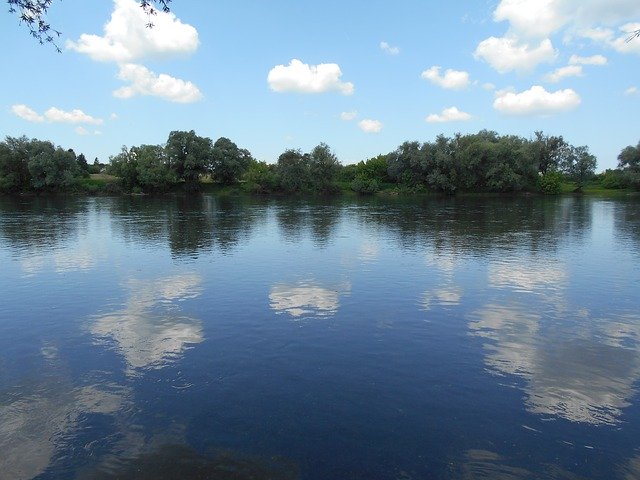 Free download River Sky Nature -  free illustration to be edited with GIMP free online image editor