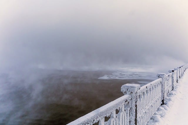 Téléchargement gratuit d'une image gratuite de parc de lumière de ciel de gel de neige de rivière à modifier avec l'éditeur d'images en ligne gratuit GIMP