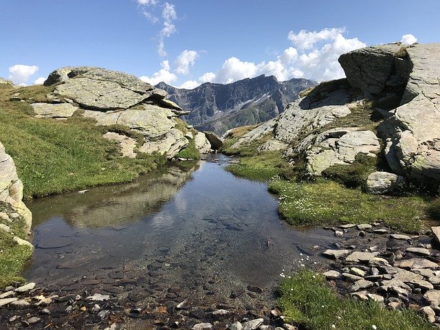 Descărcare gratuită River Trösbach Piz Cavriola Alpine - fotografie sau imagine gratuită pentru a fi editată cu editorul de imagini online GIMP
