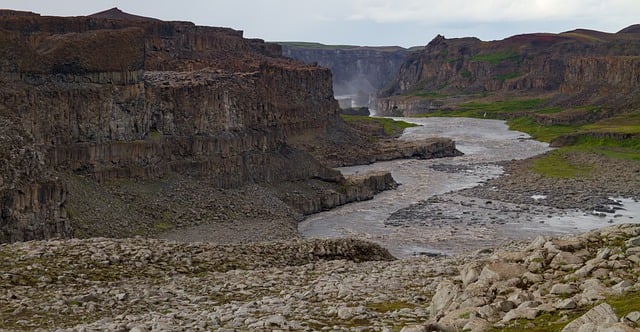 Free download river volcanic landscape free picture to be edited with GIMP free online image editor