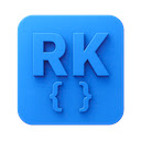 RK Theme Editor  screen for extension Chrome web store in OffiDocs Chromium