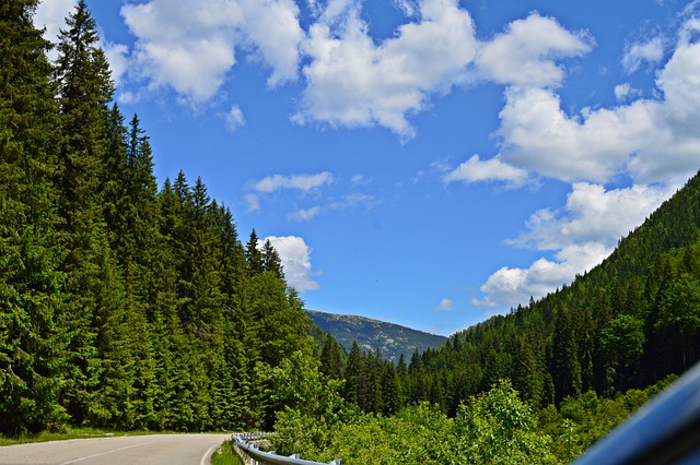 Free download road 66a mountain romania woods free picture to be edited with GIMP free online image editor