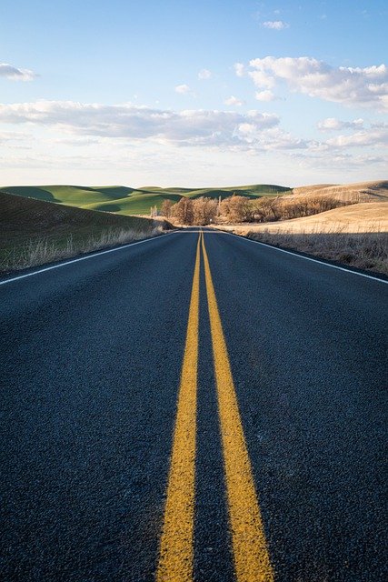 Free download road highway countryside hills free picture to be edited with GIMP free online image editor