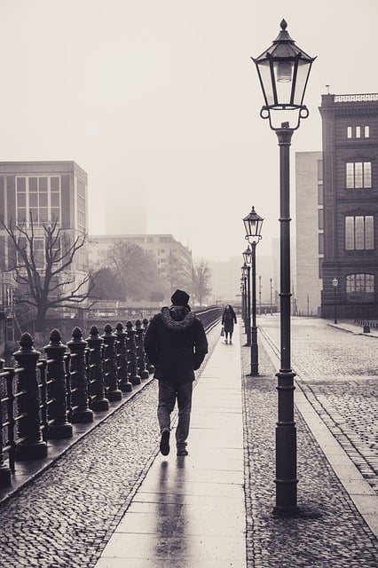 Free download road people black and white city free picture to be edited with GIMP free online image editor