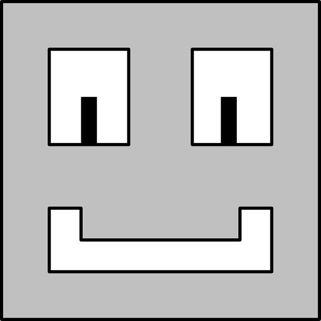 Free download Robot Head Smile - Free vector graphic on Pixabay free illustration to be edited with GIMP free online image editor
