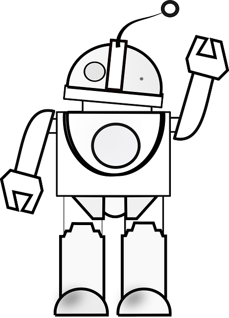 Free download Robot Waving White - Free vector graphic on Pixabay free illustration to be edited with GIMP free online image editor