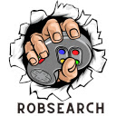 RobSearch New Tab  screen for extension Chrome web store in OffiDocs Chromium