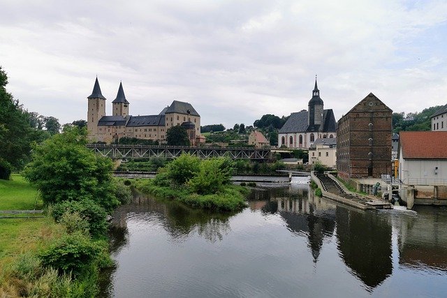 Free download rochlitz city panorama castle free picture to be edited with GIMP free online image editor