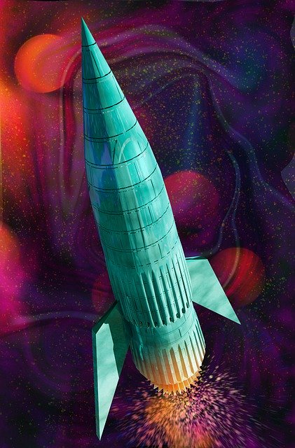 Free download Rocket Space Nebula -  free illustration to be edited with GIMP free online image editor