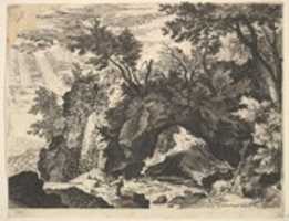 Free download Rocky Landscape with the Stigmatization of St. Francis (reverse copy) free photo or picture to be edited with GIMP online image editor