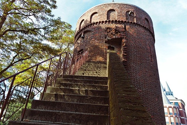 Free download Roermond City Tower Wall -  free photo or picture to be edited with GIMP online image editor