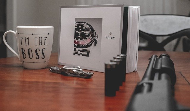 Free download Rolex Boss Gun -  free photo or picture to be edited with GIMP online image editor