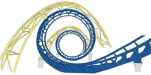 Free download Roller Coaster Tracks - Free vector graphic on Pixabay free illustration to be edited with GIMP free online image editor