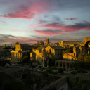 Roman Forum during Sunset  screen for extension Chrome web store in OffiDocs Chromium