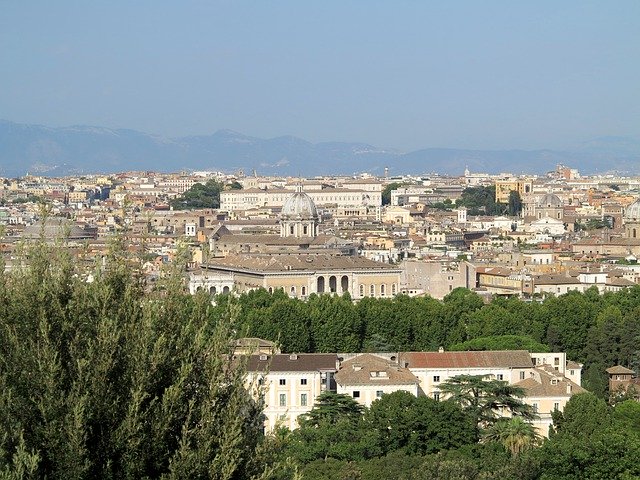 ดาวน์โหลดฟรี Rome Panorama City View - ภาพถ่ายหรือรูปภาพฟรีที่จะแก้ไขด้วยโปรแกรมแก้ไขรูปภาพออนไลน์ GIMP