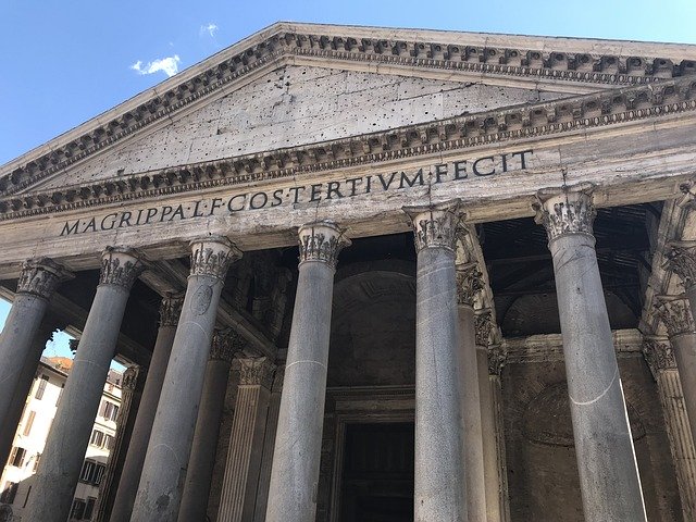 Téléchargement gratuit de l'architecture du Panthéon de Rome - photo ou image gratuite à éditer avec l'éditeur d'images en ligne GIMP