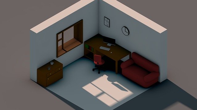 Free download Room Isometry Isometric Image -  free illustration to be edited with GIMP free online image editor