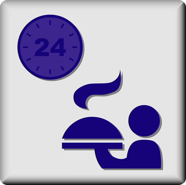 免费下载 客房服务 24 小时 - 免费矢量图形Pixabay 使用GIMP 进行编辑的免费插图 免费在线图像编辑器
