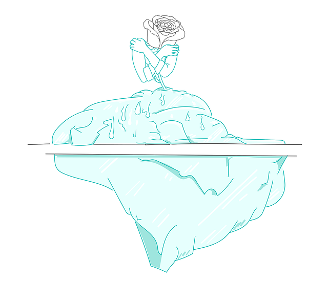 ดาวน์โหลดฟรี Rosa ภูเขาน้ำแข็ง ความเศร้า - กราฟิกแบบเวกเตอร์ฟรีบน Pixabay