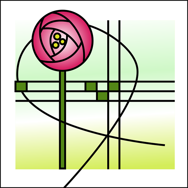 تنزيل مجاني لـ Rose Abstract Charles Rennie - رسم توضيحي مجاني ليتم تحريره باستخدام محرر الصور المجاني عبر الإنترنت GIMP