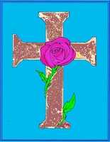 Free download Rose and Cross - Artwork by ALEPH ALPHA 333 free photo or picture to be edited with GIMP online image editor