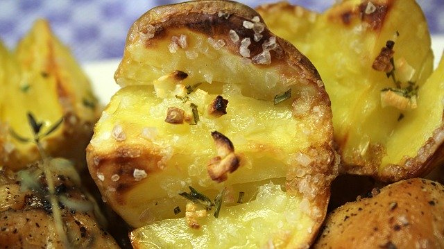 Free download Rosemary Potatoes Potato Garlic -  free photo or picture to be edited with GIMP online image editor