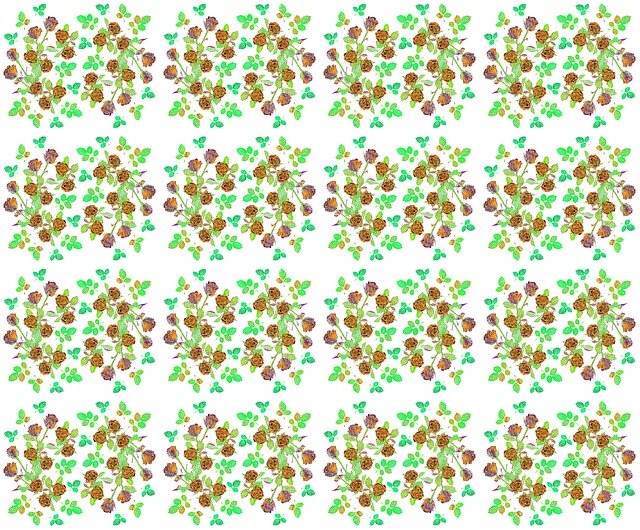Free download Rose Pattern Roses Flowers -  free illustration to be edited with GIMP free online image editor