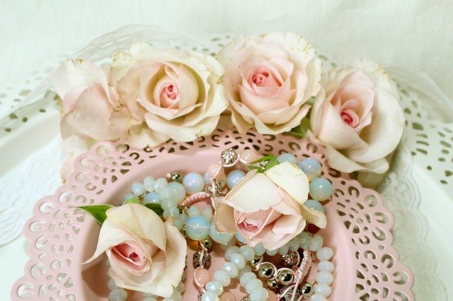 Free download Roses Jewellery Moonstone -  free illustration to be edited with GIMP free online image editor