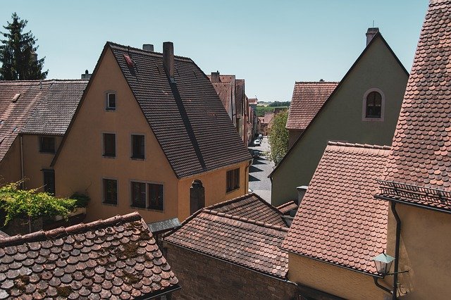 Free download rothenburg ob der tauber roofs free picture to be edited with GIMP free online image editor
