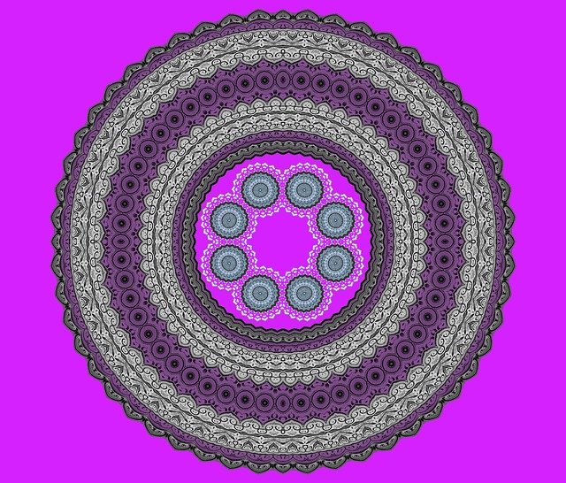 Free download Round Pattern Ethnic -  free illustration to be edited with GIMP free online image editor