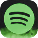 round spotify  screen for extension Chrome web store in OffiDocs Chromium