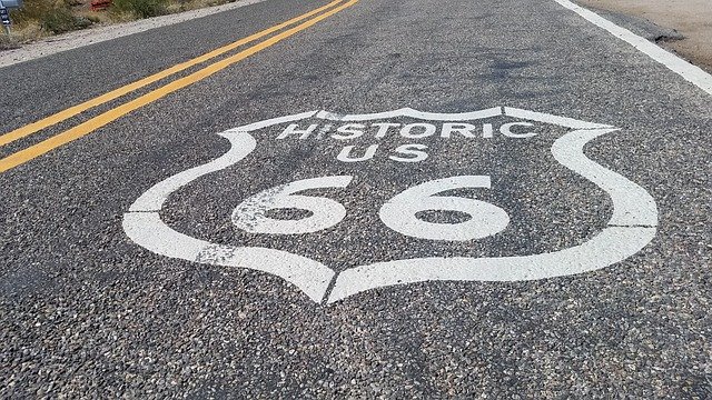 Free download Route 66 Arizona Usa -  free photo or picture to be edited with GIMP online image editor