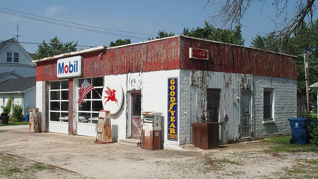 Free download route 66 illinois gas station old free picture to be edited with GIMP free online image editor