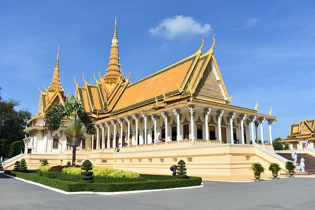 Free download Royal Palace Phnom Penh Cambodia -  free free photo or picture to be edited with GIMP online image editor