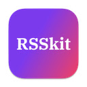 RSSkit Refined RSS reader  screen for extension Chrome web store in OffiDocs Chromium