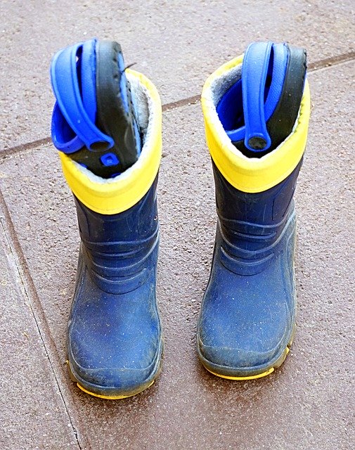 Free download Rubber Boots Kids Blue -  free photo or picture to be edited with GIMP online image editor
