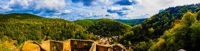 Unduh gratis Ruin Castle Burgruine - foto atau gambar gratis untuk diedit dengan editor gambar online GIMP