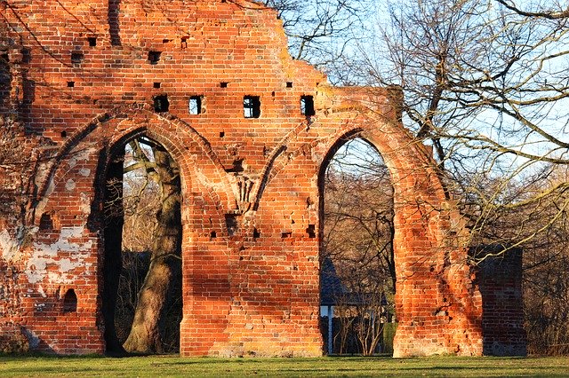 Free download Ruins Of Eldena Abbey Ruin -  free photo or picture to be edited with GIMP online image editor