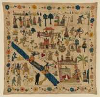 Free download Rumal with Scenes from the Ramayana free photo or picture to be edited with GIMP online image editor