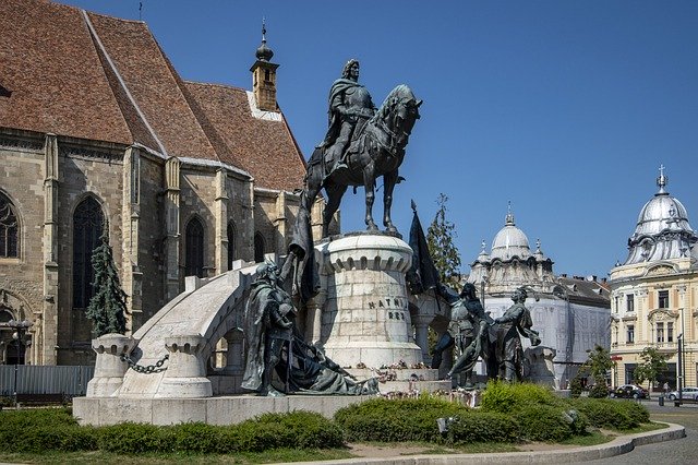 Gratis download Roemenië Cluj-Napoca King Matthias - gratis foto of afbeelding om te bewerken met GIMP online afbeeldingseditor