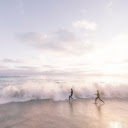 Run before the ocean waves  screen for extension Chrome web store in OffiDocs Chromium